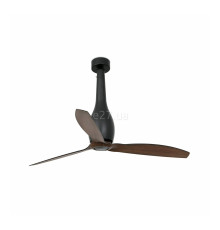 Стельовий вентилятор Faro 32004 ETERFAN Matt black/wood fan with DC motor