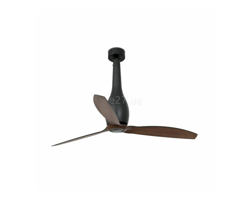 Стельовий вентилятор Faro 32004 ETERFAN Matt black/wood fan with DC motor