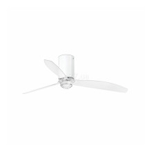 Люстра-вентилятор Faro 32038-9 MINI TUBE FAN M LED Shiny white/transparent FAN M LED with DC motor, 16 Вт, 709 лм, 3000K · Faro · faro-32038-9