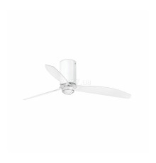 Люстра-вентилятор Faro 32038-9 MINI TUBE FAN M LED Shiny white/transparent FAN M LED with DC motor, 16 Вт, 709 лм, 3000K