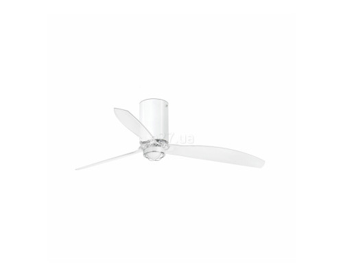 Люстра-вентилятор Faro 32038-9 MINI TUBE FAN M LED Shiny white/transparent FAN M LED with DC motor, 16 Вт, 709 лм, 3000K