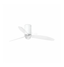Стельовий вентилятор Faro 32039-9 MINI TUBE FAN M LED Matt white/transparent FAN M LED with DC motor, 16 Вт, 709 лм, 3000K