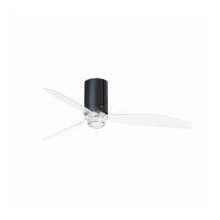 Люстра-вентилятор Faro 32040-10 MINI TUBE FAN M LED Shiny black/transparent FAN M LED with DC motor, 16 Вт, 709 лм, 3000K · Faro · faro-32040-10