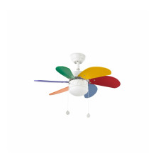 Люстра-вентилятор Faro 33179 PALAO S Multicolor fan