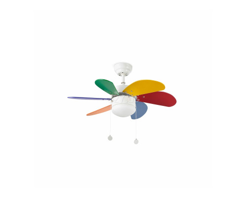 Люстра-вентилятор Faro 33179 PALAO S Multicolor fan