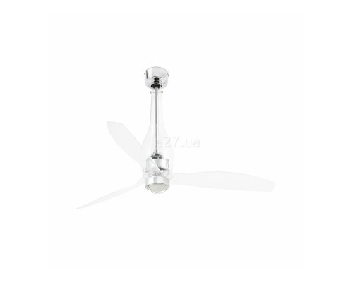 Люстра-вентилятор Faro 33381-9 ETERFAN M LED Transparent FAN LED with DC motor, 16 Вт, 709 лм, 3000K