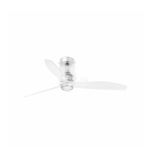 Люстра-вентилятор Faro 33393-9 MINI TUBE FAN M LED Transparent FAN M LED with Dc motor, 16 Вт, 709 лм, 3000K