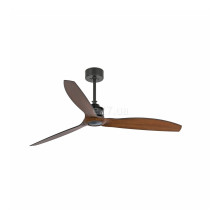 Стельовий вентилятор Faro 33395 JUST FAN M Black/wood fan with DC motor · Faro · faro-33395