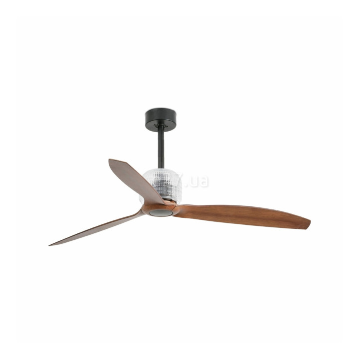 Стельовий вентилятор Faro 33395D DECO FAN M Black/wood FAN LED with DC motor · Faro · faro-33395d