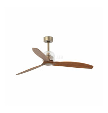 Стельовий вентилятор Faro 33398D DECO FAN M Gold/wood FAN LED with DC motor