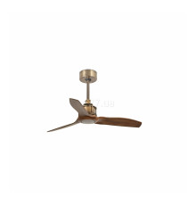Стельовий вентилятор Faro 33428 JUST FAN XS Old gold/wood fan 81cm