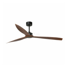 Стельовий вентилятор Faro 33430 JUST FAN XL Matt black/wood fan 178cm · Faro · faro-33430