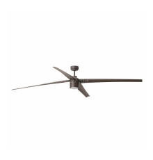 Люстра-вентилятор Faro 33495 ATTOS XL LED Brown fan with DC motor, 18 Вт, 1200 лм, 2700K/1000lm - 3300/1100lm - 4600K/1200lm