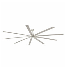Стельовий вентилятор Faro 33496 MANHATTAN XL LED Matt nickel fan with DC motor, 19.9 Вт, 2700 - 3300 - 4600K