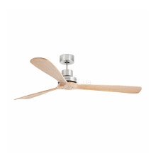 Стельовий вентилятор Faro 33504DC LANTAU XL Matt nickel/pine fan with DC motor