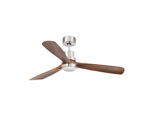 Люстра-вентилятор Faro 33518DC LANTAU L LED Matt nickel fan with DC motor, 15 Вт, 900 лм, 3000K