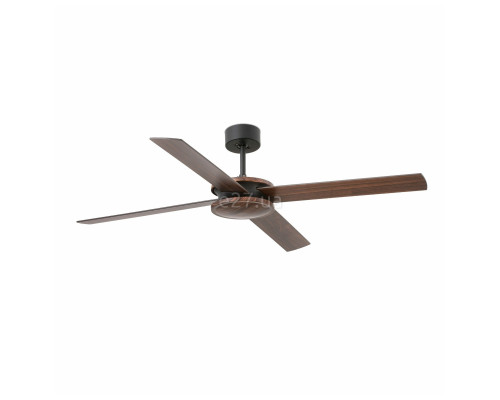 Стельовий вентилятор Faro 33724 POLEA L Brown fan with DC motor