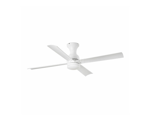 Люстра-вентилятор Faro 33756 FRASER M LED White fan, 16 Вт, 850 лм, 3000K