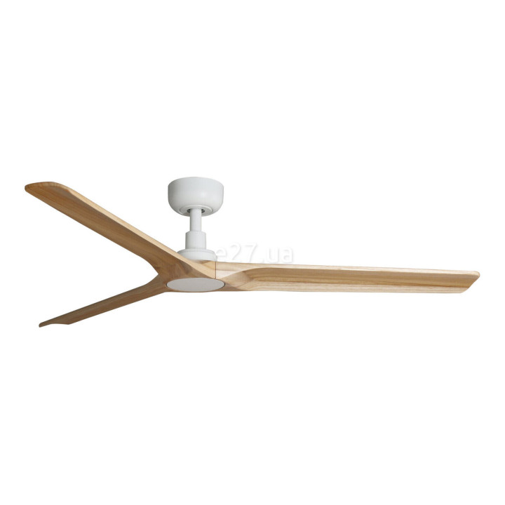 Стельовий вентилятор Faro 33810 HEYWOOD M White/light wood fan with DC motor · Faro · faro-33810