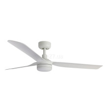 Люстра-вентилятор Faro 33814-20 PUNT M LED White fan with DC motor, 18 Вт, 1300 лм, 3000-4000-6500K