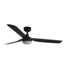 Люстра-вентилятор Faro 33815-21 PUNT M LED Black fan with DC motor, 18 Вт, 1300 лм, 3000-4000-6500K