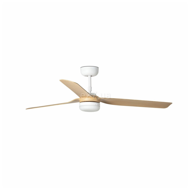 Люстра-вентилятор Faro 33816-20 PUNT M LED White/light wood fan with DC motor, 18 Вт, 1300 лм, 3000-4000-6500K · Faro · faro-33816-20