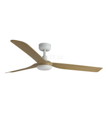 Стельовий вентилятор Faro 33816 PUNT M White/light wood fan with DC motor
