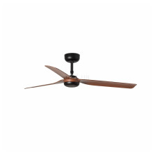 Стельовий вентилятор Faro 33817 PUNT M Black/dark wood fan with DC motor · Faro · faro-33817
