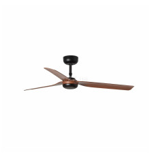 Стельовий вентилятор Faro 33817 PUNT M Black/dark wood fan with DC motor