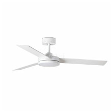 Люстра-вентилятор Faro 34260 BARTH L White fan, 24 Вт, 2400 лм, 2700 - 4350 - 6000K · Faro · faro-34260