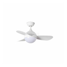 Люстра-вентилятор Faro 34300 HVAR S White fan, 24 Вт, 1600 лм, 3000 - 4500 - 6500K · Faro · faro-34300