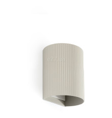 Настінний світильник Faro 40528 Sole Round Grey Striped Wall Light 1xgu10