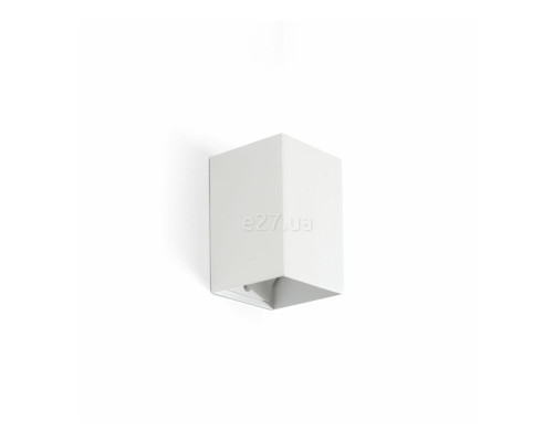Настінний світильник Faro 40530 Lune Smooth White Square Wall Light 1xgu10