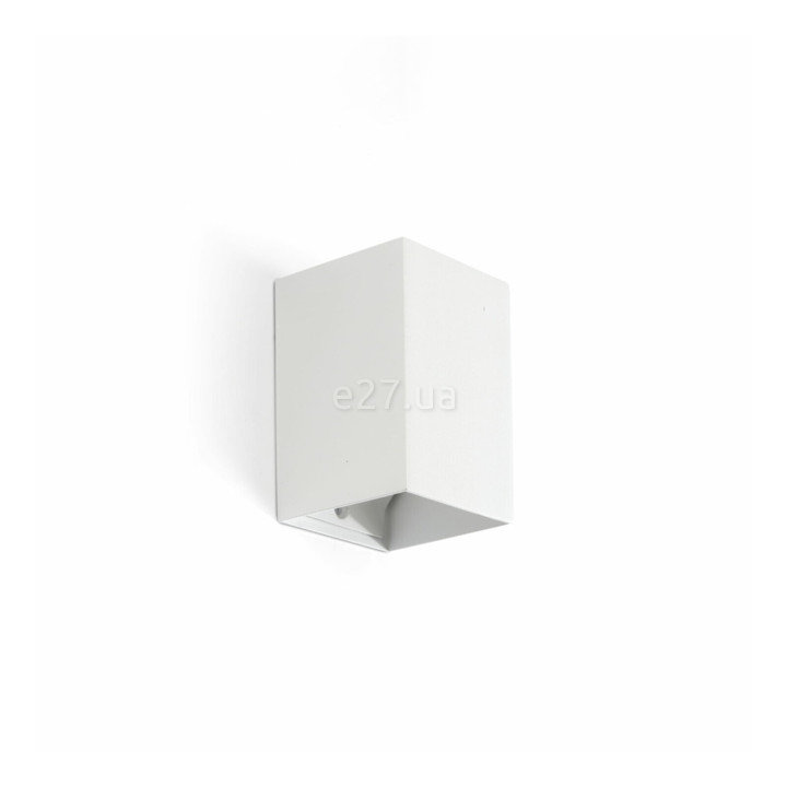 Настінний світильник Faro 40530 Lune Smooth White Square Wall Light 1xgu10 · Faro · faro-40530