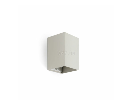 Настінний світильник Faro 40532 Lune Smooth Grey Square Wall Light 1xgu10
