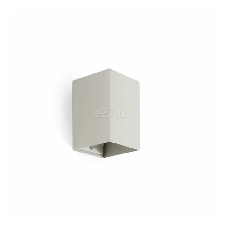 Настінний світильник Faro 40532 Lune Smooth Grey Square Wall Light 1xgu10 · Faro · faro-40532