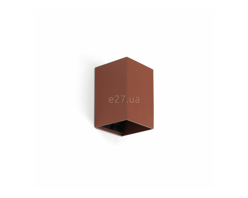 Настінний світильник Faro 40533 Lune Smooth Terracotta Square Wall Light 1xgu10