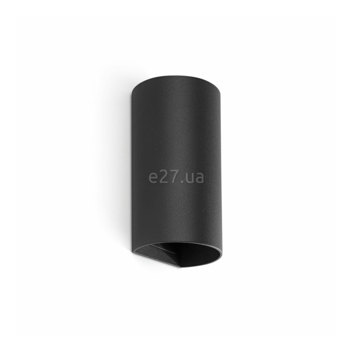 Настінний світильник Faro 40539 Sole Wall Light Round Black Smooth 2xgu10 · Faro · faro-40539