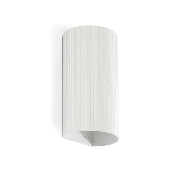 Настінний світильник Faro 40542 Sole Round White Striped Wall Light 2xgu10 · Faro · faro-40542