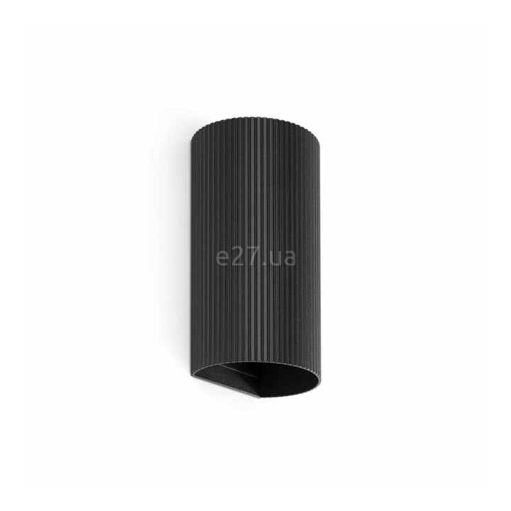 Настінний світильник Faro 40543 Sole Round Black Striped Wall Light 2xgu10 · Faro · faro-40543