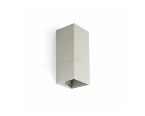 Настінний світильник Faro 40548 Lune Smooth Grey Squared Wall Light 2xgu10