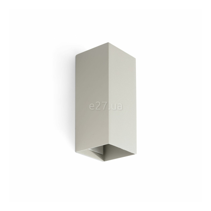 Настінний світильник Faro 40548 Lune Smooth Grey Squared Wall Light 2xgu10 · Faro · faro-40548