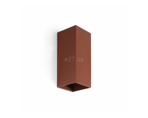Настінний світильник Faro 40549 Lune Smooth Terracotta Squared Wall Light 2xgu10