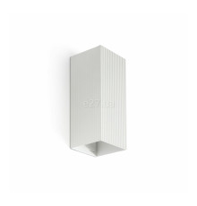 Настінний світильник Faro 40565 Lune Squared White Striped Wall Light 2xgu10