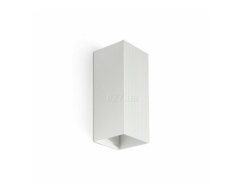 Настінний світильник Faro 40565 Lune Squared White Striped Wall Light 2xgu10