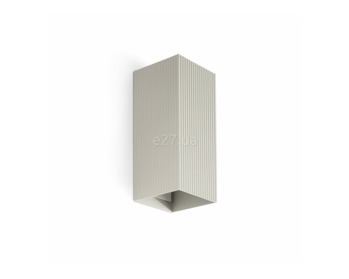 Настінний світильник Faro 40567 Lune Squared Grey Striped Wall Light 2xgu10