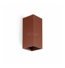 Настінний світильник Faro 40568 Lune Squared Terracotta Striped Wall Light 2xgu10