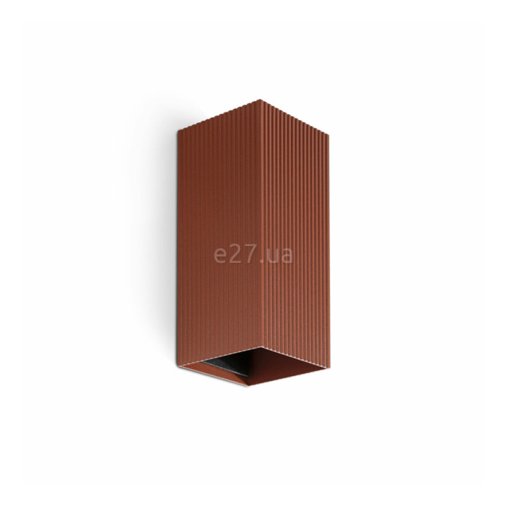 Настінний світильник Faro 40568 Lune Squared Terracotta Striped Wall Light 2xgu10 · Faro · faro-40568