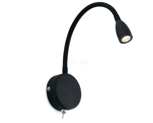 Бра Faro 41020 LOKE Black wall lamp, 3 Вт, 150 лм, 3000K