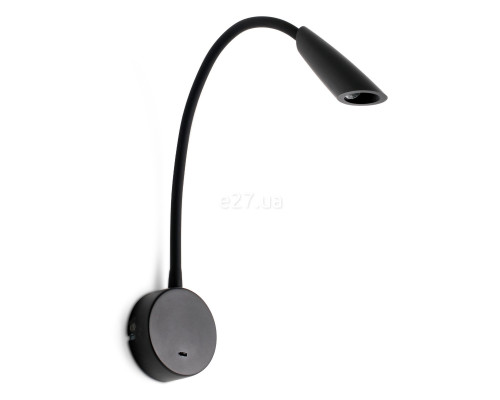 Бра Faro 41032 BOKEN Black wall lamp reader, 3 Вт, 150 лм, 3000K